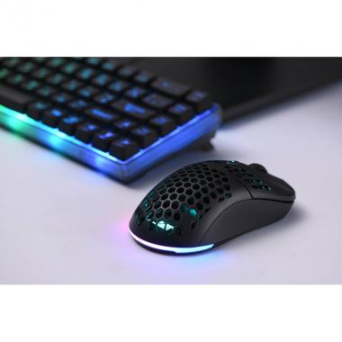 2E Gaming Mouse HyperDrive Lite WL, RGB Black