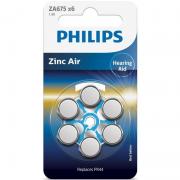 Philips Battery Zinc air ZA675H(675A, AC675E/EZ, PR675, DA675) blister, 6 pcs.