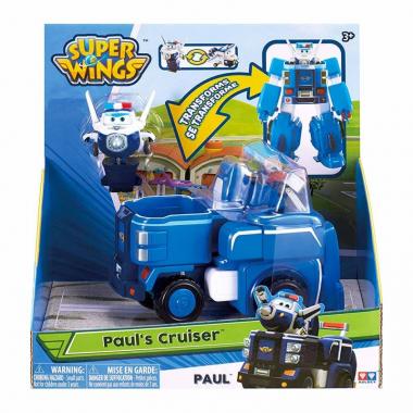 Super Wings Игровой набор Transforming Vehicles Paul, Пол