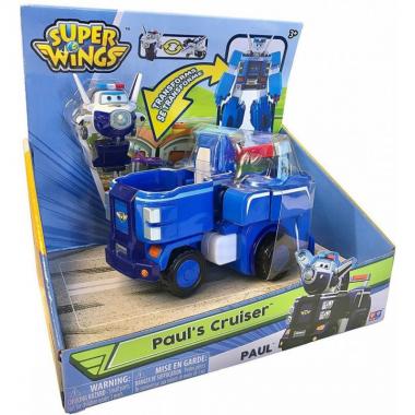 Super Wings Игровой набор Transforming Vehicles Paul, Пол
