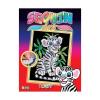 Sequin Art Craft set RED - Toby the White Tiger Cub