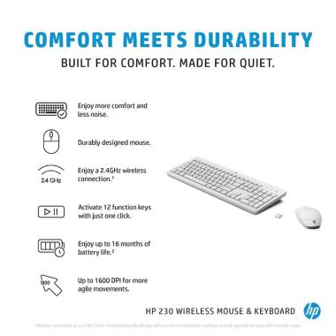HP Комплект 230 WL UKR white
