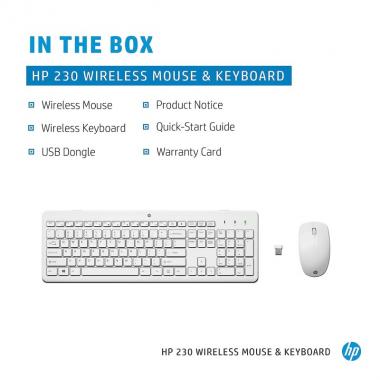 HP Комплект 230 WL UKR white