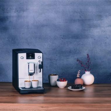 Nivona Coffee machine CafeRomatica, 2,2L, hand capuchino maker, auto recipe-5, black-silver