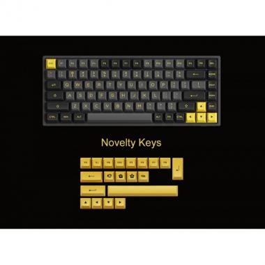 Akko Keyboard 3084B Plus Black&Gold Jelly Pink Switches RGB