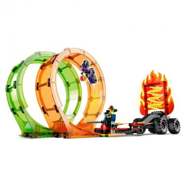 LEGO Конструктор City Stuntz Подвійна петля каскадерської арени