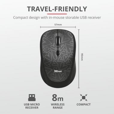 Trust Чохол + миша YVO MOUSE & SLEEVE 15.6 [23440]