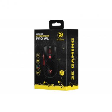 2E Gaming Mouse HyperSpeed Pro WL, RGB Black