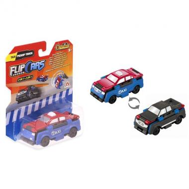Flip Cars Машинка-трансформер 2 в 1 Такси и Пикап
