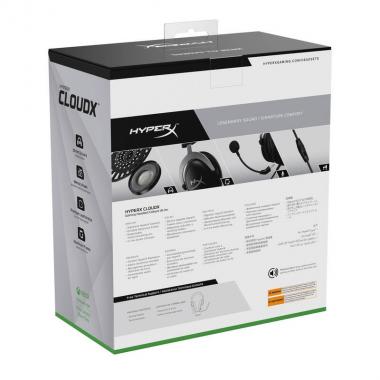 HyperX Гарнитура игровая CloudX для Xbox 3.5mm, Gun Metal