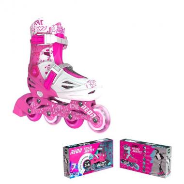 NEON Роликовые коньки Inline Skates Розовый (Размер 34-37)