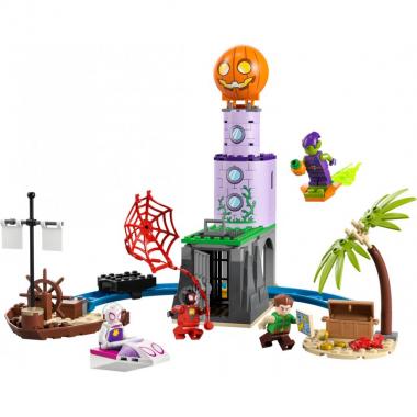 LEGO Конструктор Marvel Команда Паука на маяке Зеленого Гоблина