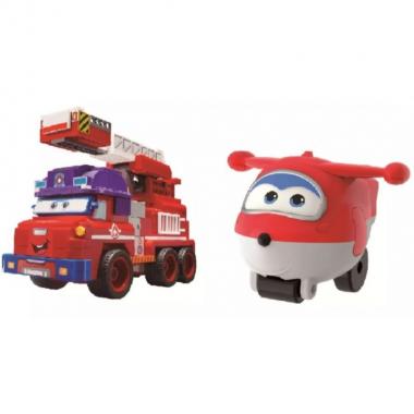 Super Wings Конструктор Small Blocks Buildable Vehicle Set Sparky, Спаркі