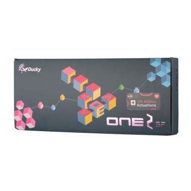Ducky One 2 SF, Cherry Speed Silver, RGB LED, RU, Black-White