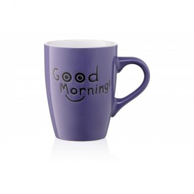 ARDESTO Чашка Good Morning, 330 мл, фіолетова, кераміка