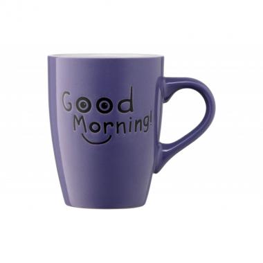 ARDESTO Чашка Good Morning, 330 мл, фіолетова, кераміка