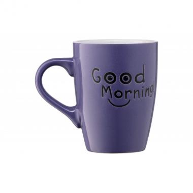 ARDESTO Чашка Good Morning, 330 мл, фіолетова, кераміка