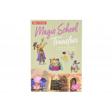 Scribble Down Transferred Stickers - Magic School