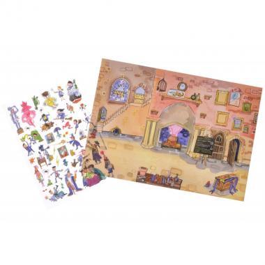 Scribble Down Transferred Stickers - Magic School