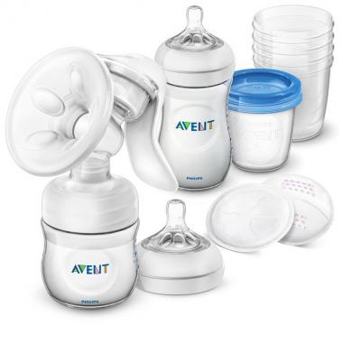 Avent Ручной молокоотсос Natural, с набором для хранения SCD221/00