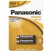 Panasonic Battery ALKALINE POWER Alkaline AAA blister, 2 pcs.
