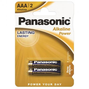 Panasonic Battery ALKALINE POWER Alkaline AAA blister, 2 pcs.