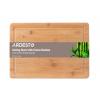 ARDESTO Доска кухонная Midori с желобом, 35.5*25*1.5 см, бамбук