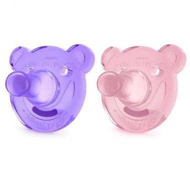 Avent figured for girls Soothie 2pcs 0+