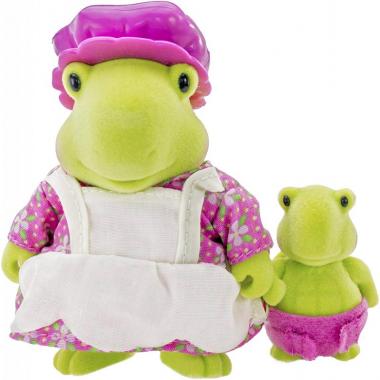 Li`l Woodzeez Figurine set - Mother and baby turtle set