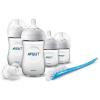 Avent Набор Natural 2.0 для новорожденного 4 бутылочки серии Natural 2.0 (2 x 125 мл и 2 x 260 мл), щеточка и белая пустышка Классик