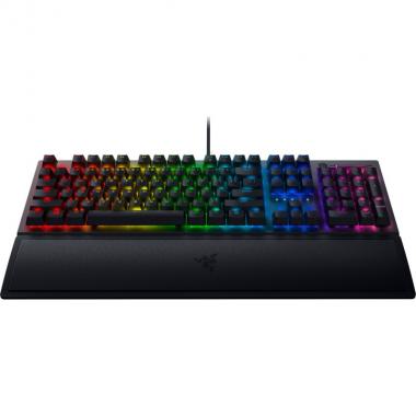 Razer Клавиатура BlackWidow V3 RGB 108key Yellow Switch USB RU Black