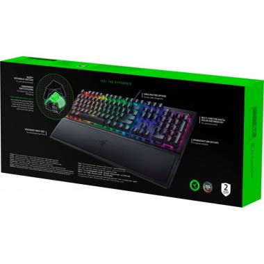 Razer Клавиатура BlackWidow V3 RGB 108key Yellow Switch USB RU Black