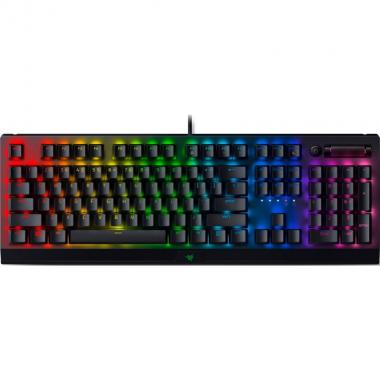 Razer Клавиатура BlackWidow V3 RGB 108key Yellow Switch USB RU Black
