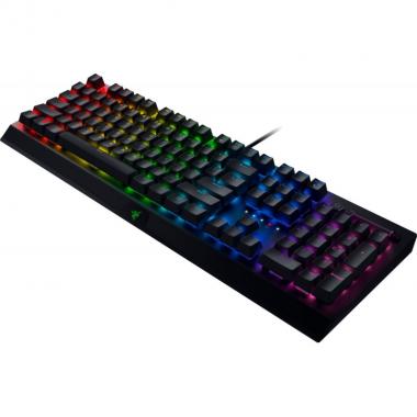 Razer Клавиатура BlackWidow V3 RGB 108key Yellow Switch USB RU Black