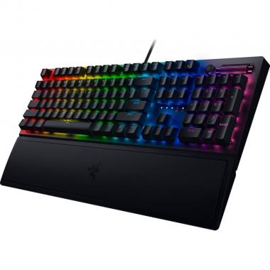 Razer Клавиатура BlackWidow V3 RGB 108key Yellow Switch USB RU Black