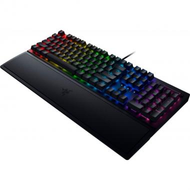 Razer Клавиатура BlackWidow V3 RGB 108key Yellow Switch USB RU Black