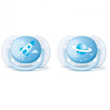 Avent ортодонтична для хлопчиків Ultra Soft 2 шт 0+