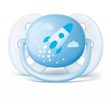 Avent ортодонтична для хлопчиків Ultra Soft 2 шт 0+