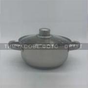 ARDESTO Casserole Gemini Gourmet, glass lid, 5 l, stainless steel