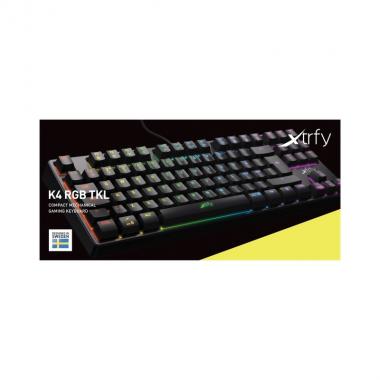 Cherry Xtrfy Gaming keyboard K4 TKL RGB Kailh Red RU