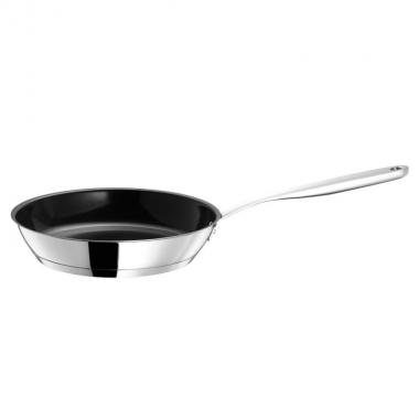 Fiskars Frying pan All Steel, 24см, cover Сeratec, induction, inox