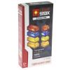 LIGHT STAX Элементы 4х2 и 2х2 с LED подсветкой 8 штук 4 цвета LS-S11005