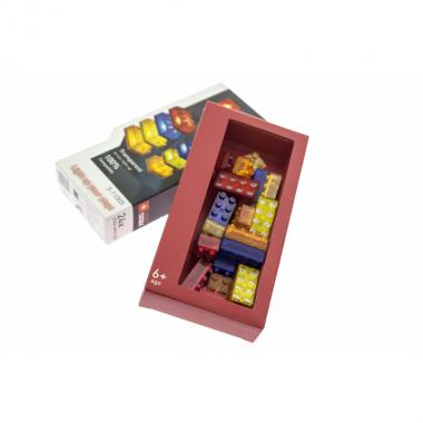 LIGHT STAX Элементы 4х2 и 2х2 с LED подсветкой 8 штук 4 цвета LS-S11005