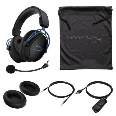 HyperX Гарнитура игровая Cloud Alpha S 3.5mm/USB, Black/Blue