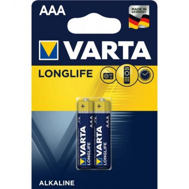 VARTA LONGLIFE AAA BLI 2 ALKALINE
