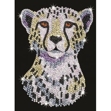 Sequin Art Набір для творчості BLUE Snow Cheetah New
