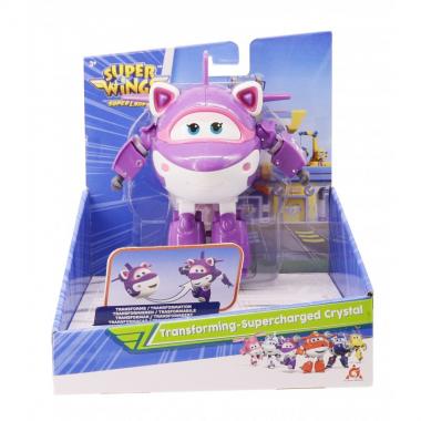 Super Wings Ігрова фігурка-трансформер Transforming-Supercharge Crystal, Крістал