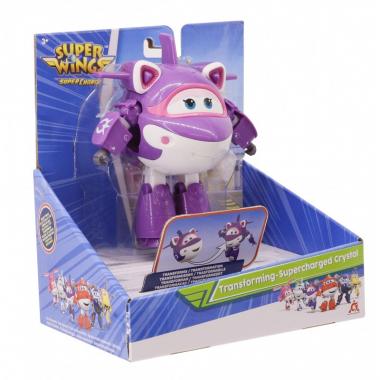 Super Wings Ігрова фігурка-трансформер Transforming-Supercharge Crystal, Крістал