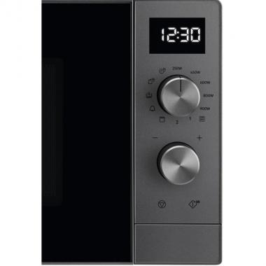 Electrolux Мікрохвильова піч 25л, мех. керування, 900Вт, гриль, дисплей, інвертор, титан