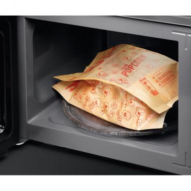 Electrolux Мікрохвильова піч 25л, мех. керування, 900Вт, гриль, дисплей, інвертор, титан